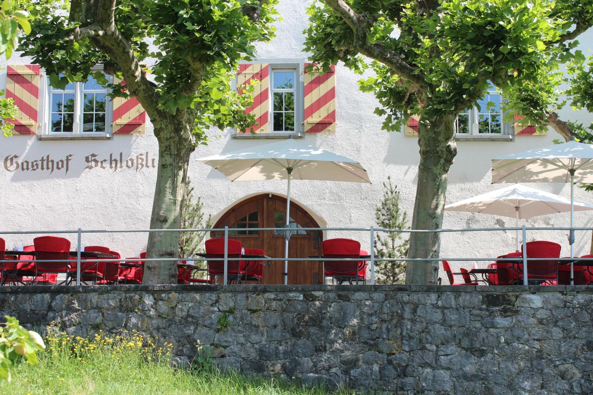 Hotel Restaurant Schloessli Sax Exterior foto