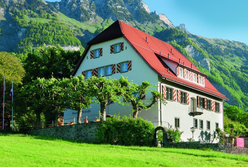 Hotel Restaurant Schloessli Sax Exterior foto